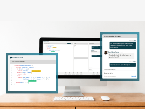 Coding Course Live Chat Live Video, Chat & Coding: The All-In-One Interview Experience